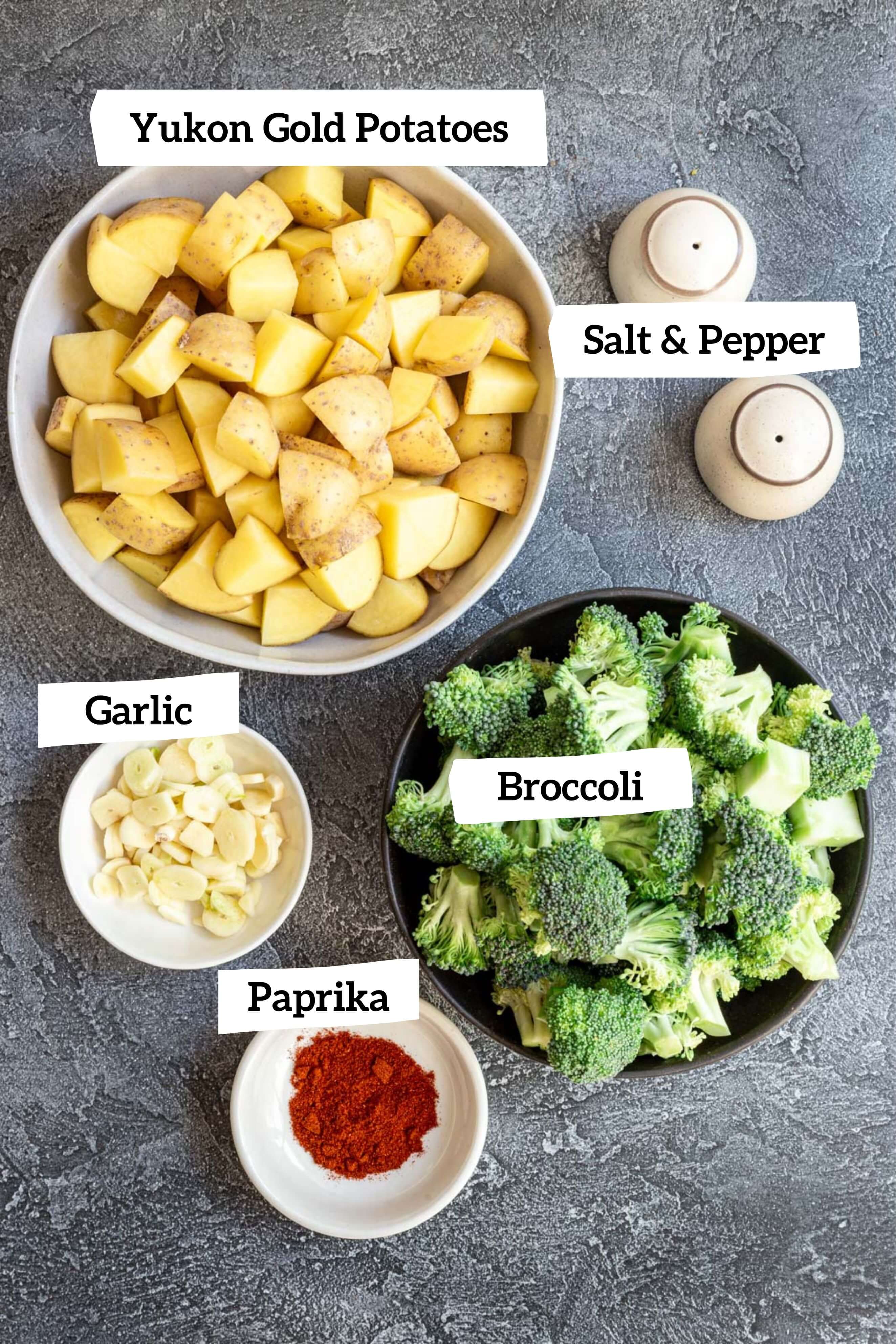 Vegan Roasted Broccoli and Potatoes